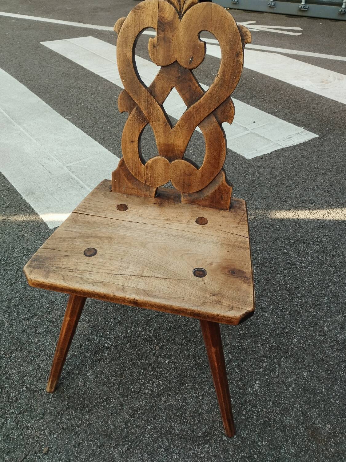 Alsatian wooden chairs