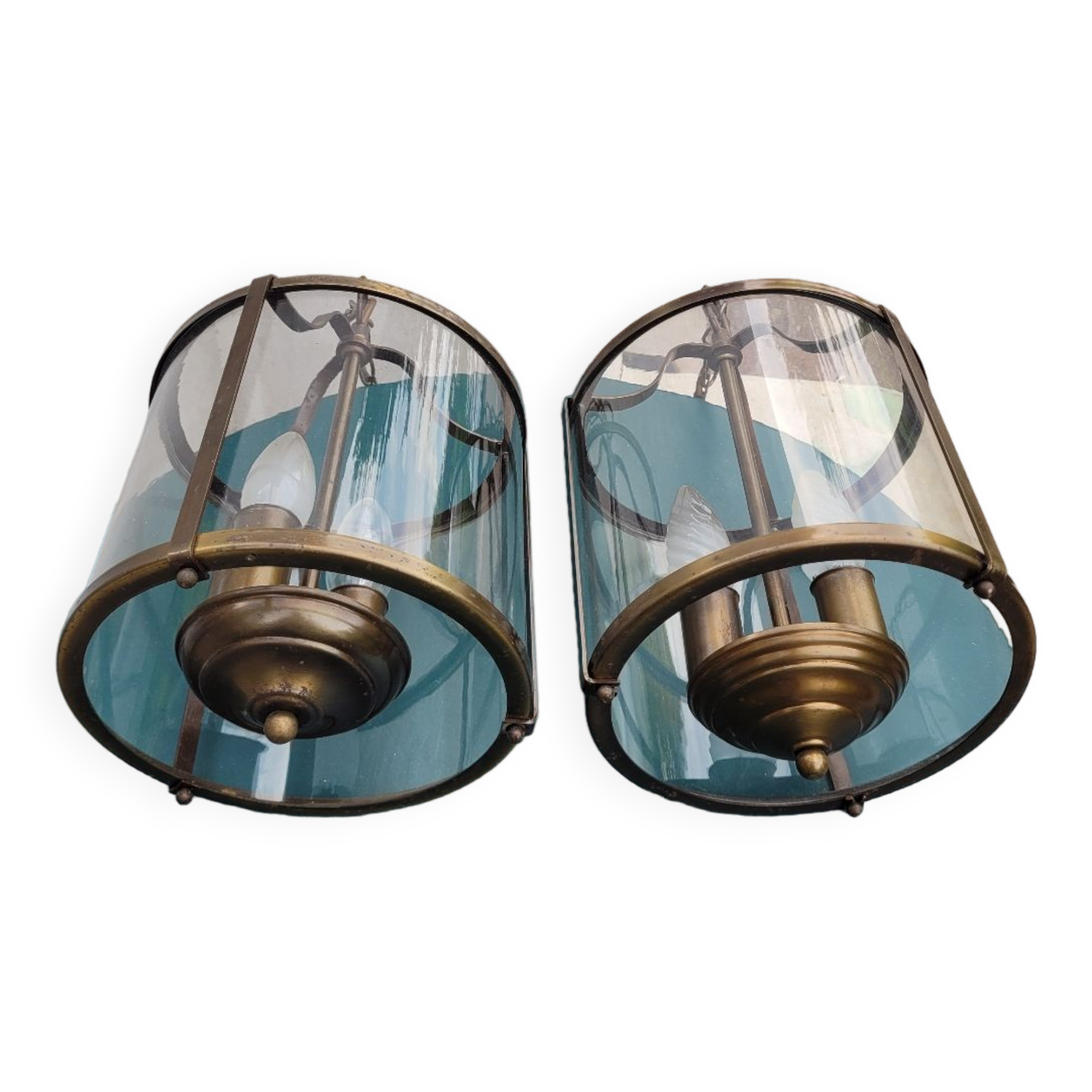 Pair of vestibule lanterns