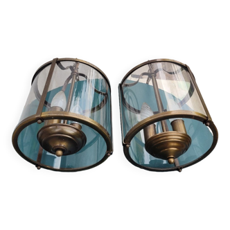 Pair of vestibule lanterns