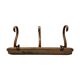 Antique Thonet Wall Coat Rack Made Of Curved Beech, early 1900s