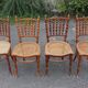 Série 4 chaises bistrot Fischel N109