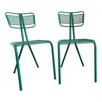 Paire de chaises René  Malaval 1950