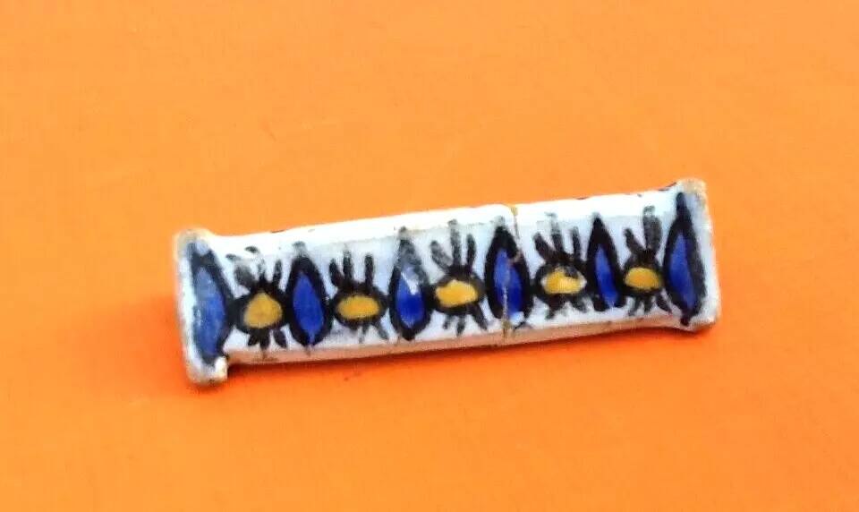 1930s 10 Knife Holders Glazed Ceramic