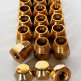 Summer-display, glass, brass, aluminum, 1950/60