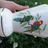 Vase parrots Gien