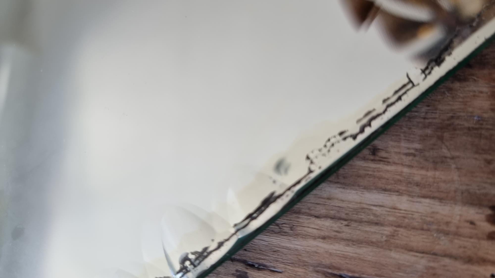 Art Deco Beveled Mirror 50x50cm