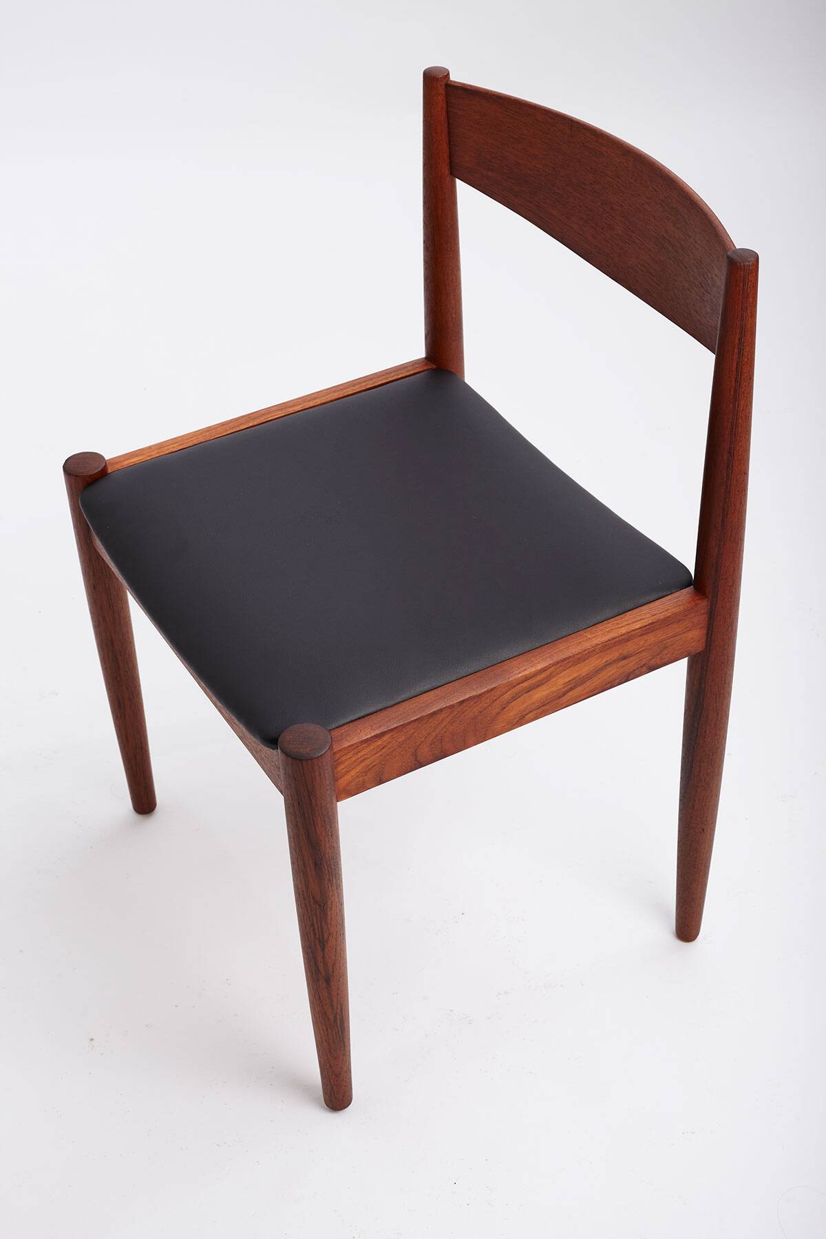 Set of 8 Mid-Century Teak Dining Chairs, Denmark 1960's