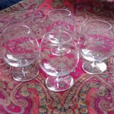 Sèvres crystal cognac glasses
