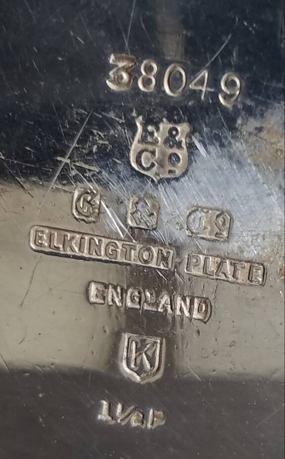 English silver-plated teapot Elkington & CO 19th century