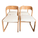 Set of 4 Baumann sleigh chairs