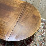 Louis Philippe mahogany farm table with flaps