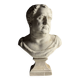 Buste de Vitellius en plâtre romain, 20e siècle.