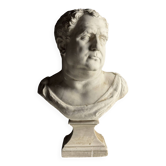 Bust of Vitellius Roman plaster 20th century