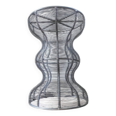 Vintage metal stool / side table