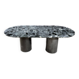Green marble coffee table