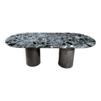 Green marble coffee table