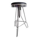 Vintage American style screw bar stool