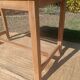 Table de ferme en bois un tiroir