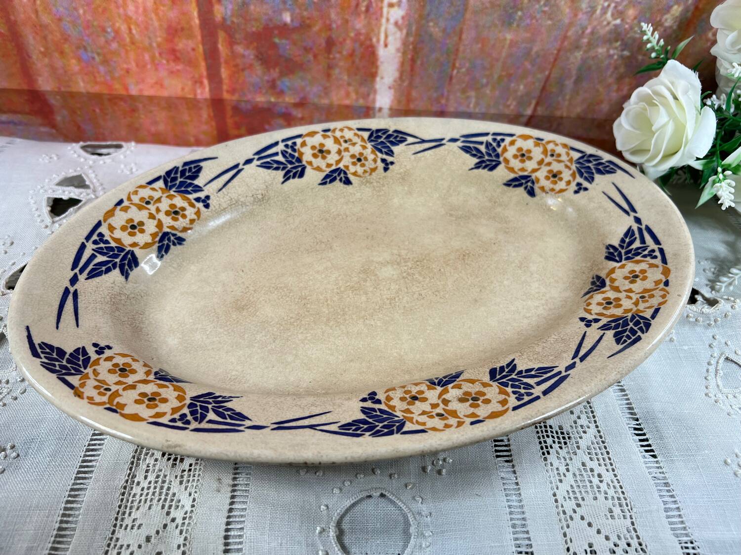 Moulin des loups art deco dish