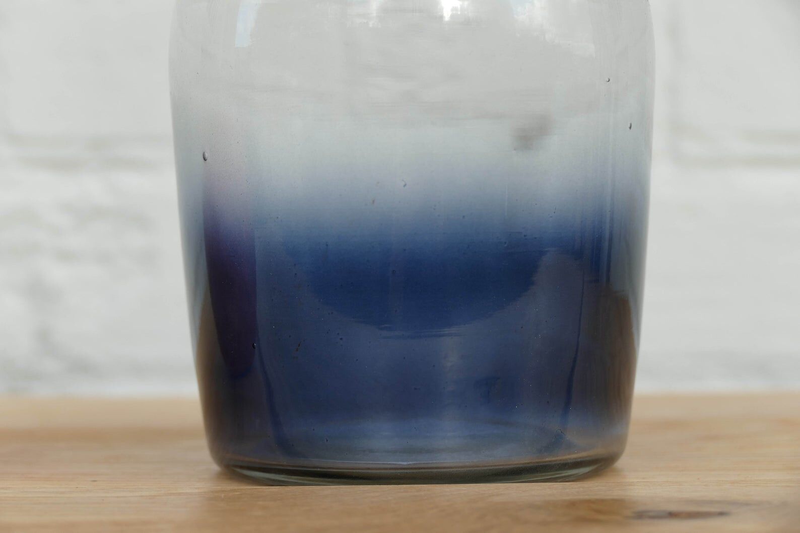 Decorative moulded glass carafe