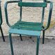 Series of 4 garden chairs
