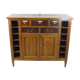 Meuble ''œnologue'' en bois