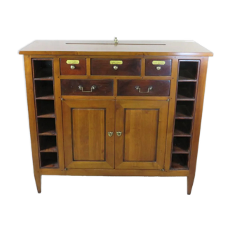 Meuble ''œnologue'' en bois