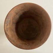 Pot cover 19th neo classic solid wood turned H24cm