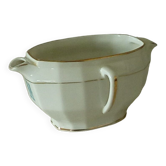 Lean and fat gravy boat in Limoges porcelain