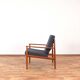 Chaise longue en teck danois du milieu du siècle par Grete Jalk dla France & Søn, années 1960.