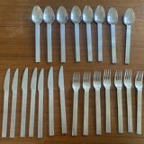 ensemble de couverts strateg d’ikea, années 1970, 24 pieces