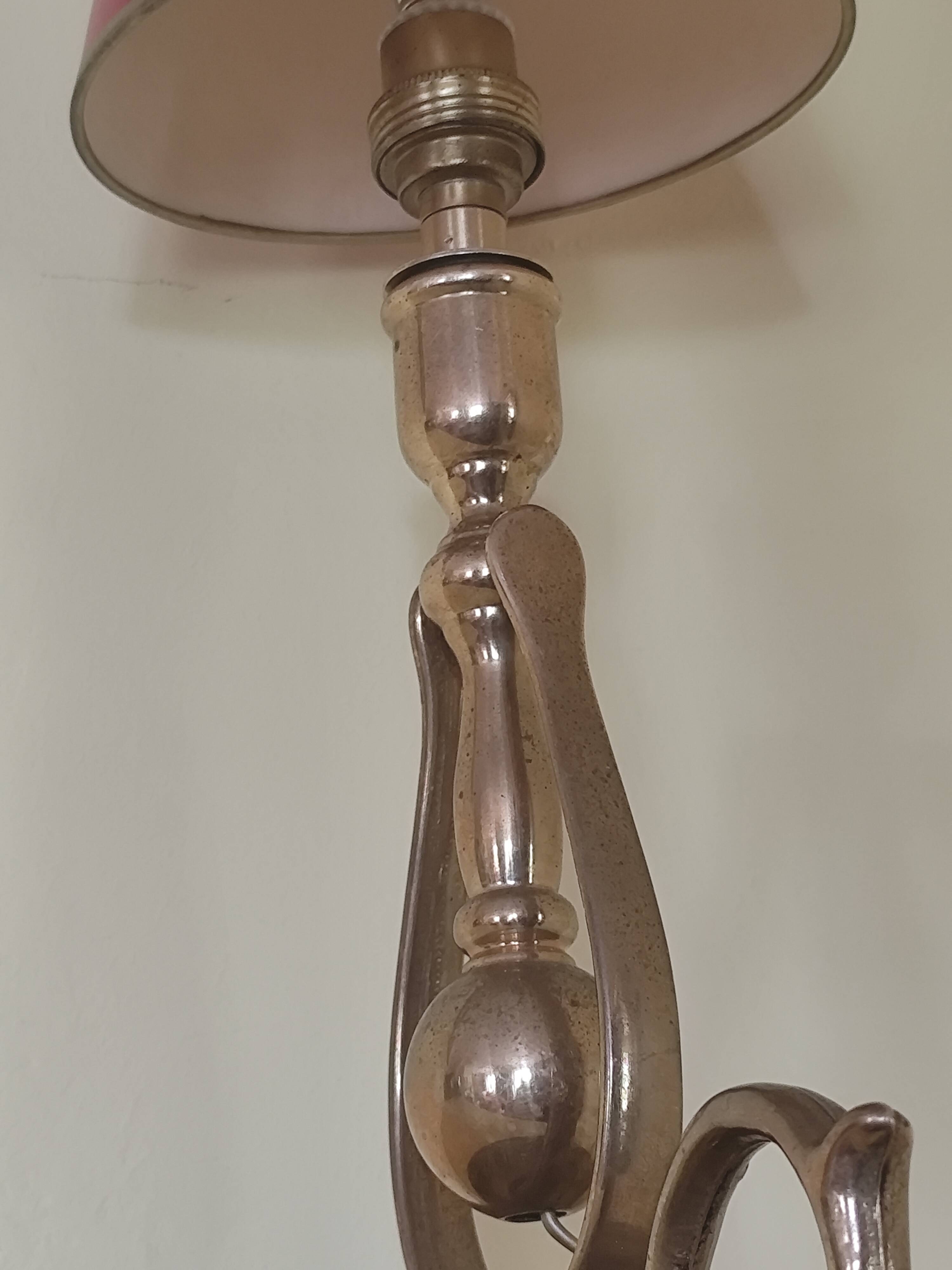 Marine lamp in bronze and brass - bronze swing lamp