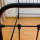 Wrought iron bed, vintage