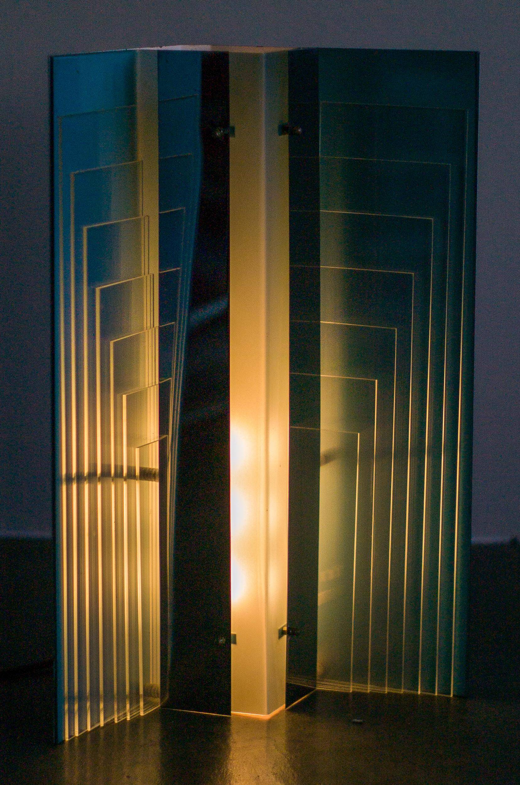 Table lamp by Fabrizio Cocchia and Gianfranco Fini for New Lamp, Italy 1969
