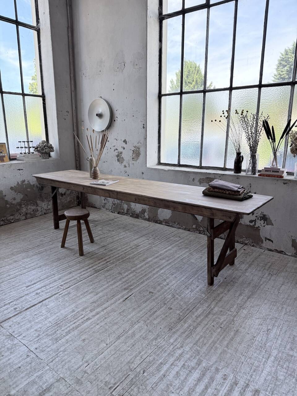 1950 XL folding farmhouse table in pine