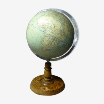 Globe terrestre des années 1930 Girard Barrère et Thomas