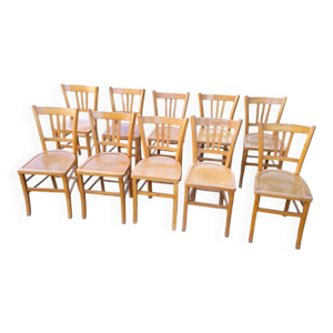 ensemble de 10 chaises