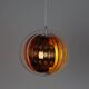 Vintage Moon Pendant Lamp by Werner Schou, Copper Scandinavian Design, Mid