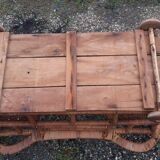 Old rattan stroller and canning