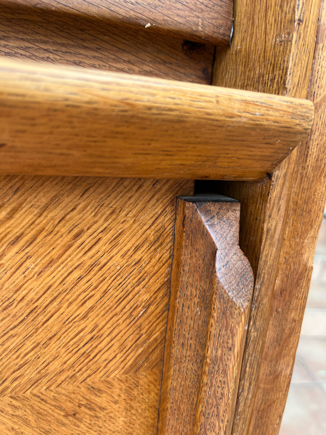 Guillerme and Chambron oak sideboard, 1950