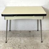 Vintage Yellow Formica Table 1960's