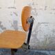 Chaise d'atelier réglable vintage années 50