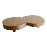 MId Century Brazilian Sculptural Wooden Low table, 1960s