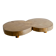 MId Century Brazilian Sculptural Wooden Low table, 1960s