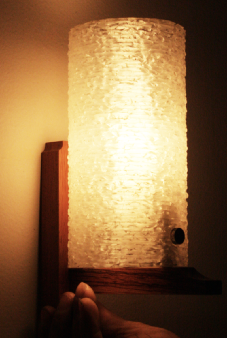 Pair of scandinavian wall lamps, 60