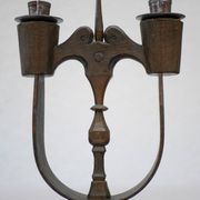 Swedish wooden candleholders from Taserud, 1955, set of 2