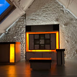 Atypical 1980s living room furniture set