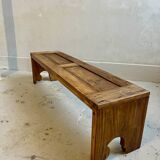 Recycled wood bench