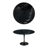 Originele Knoll Tulip eettafel (120cm) Nero Marquina glanzend NIEUWSTAAT!