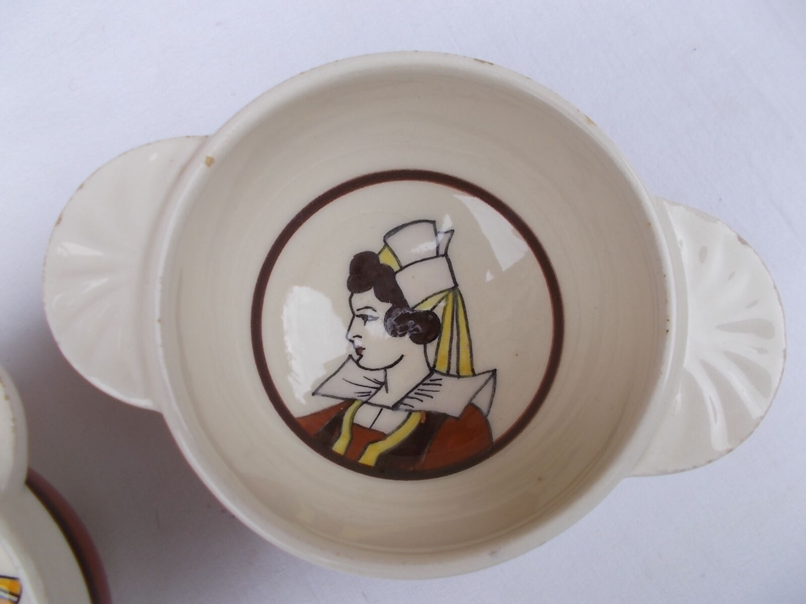 Set of 3 Quimper bowls